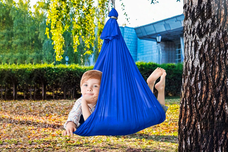 Relaxing Therapy Hammock – Breathable Spandex, 200kg Capacity | Wowcher Relaxing Therapy Hammock – Breathable Spandex, 200kg Capacity | Wowcher