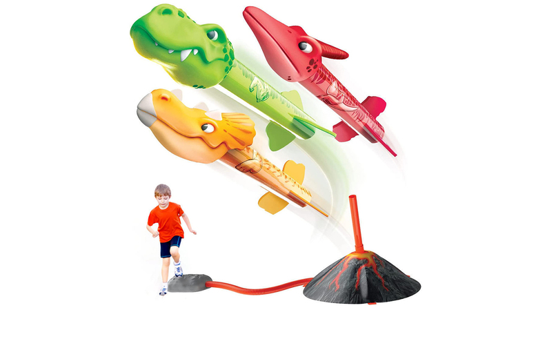 100ft Dino Blasters Rocket Launcher Toy | Wowcher