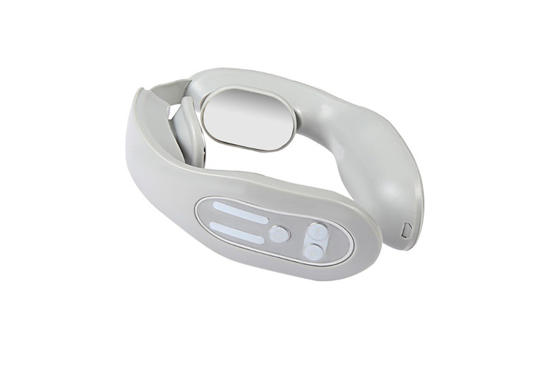 EMS Neck Massage Device – Advanced Pulse Technology, Custom Intensity, Portable Design | Wowcher