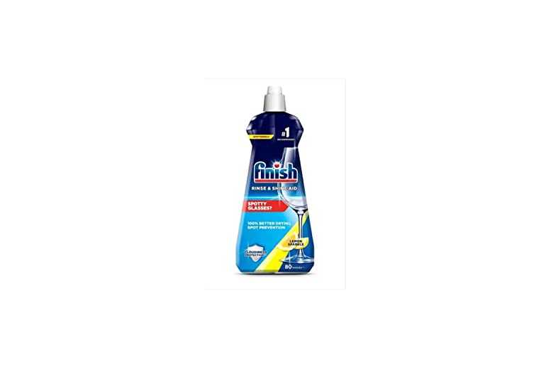 Finish Rinse Aid 400ml – 12 Pack – Lemon Sparkle or Classic Original – Long-Lasting Shine for Dishes | Wowcher