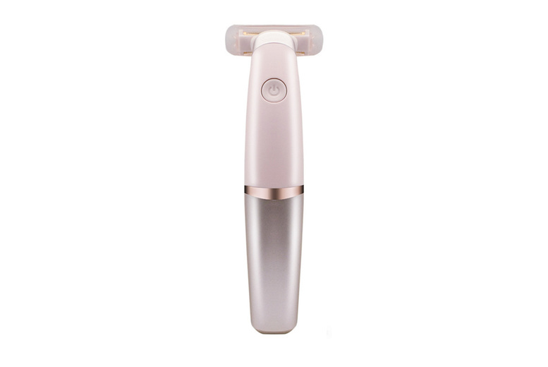 Pearl Pink Cordless Rechargeable Electric Razor | Wowcher