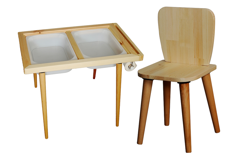 Kids 4-in-1 Wooden Montessori Activity Table And Chair Set | Wowcher Kids 4-in-1 Wooden Montessori Activity Table And Chair Set | Wowcher