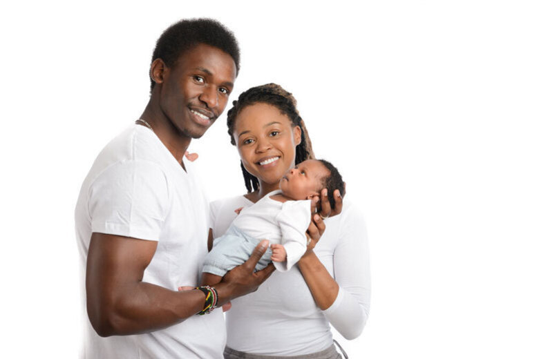 Studio Rooms Unisex Newborn Black Newborn Photoshoot - | Wowcher