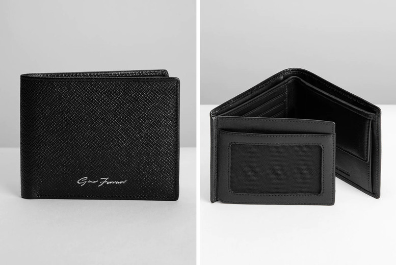 Gino Ferarri Black Textured Window Wallet | Fashion | Offer Price £ 21.99 Gino Ferarri Black Textured Window Wallet | Fashion | Offer Price £ 21.99