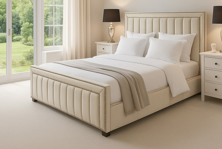 Modern Plush Velvet Bed Frame & Base – Sturdy, Easy Assembly, 4 Sizes | Wowcher Modern Plush Velvet Bed Frame & Base – Sturdy, Easy Assembly, 4 Sizes | Wowcher