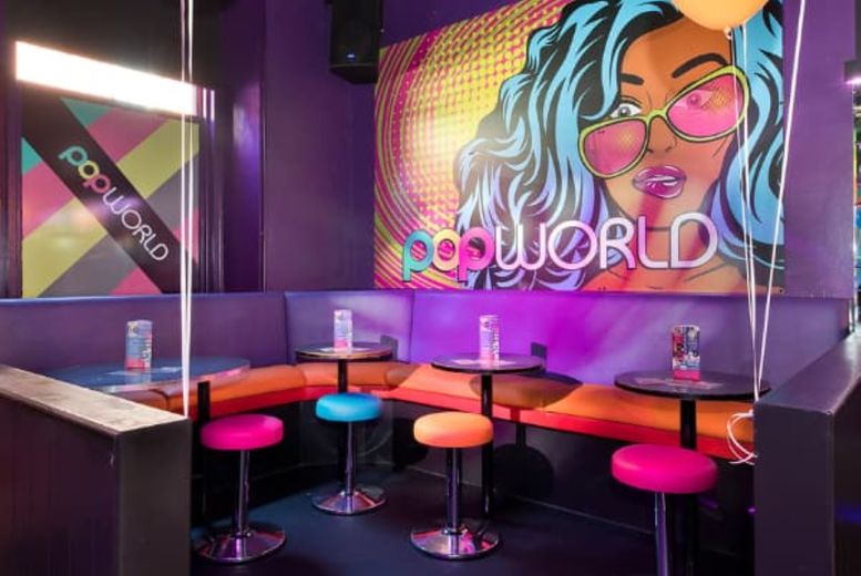 3 Cocktails with Upgrade at Pop World – Leeds | Wowcher