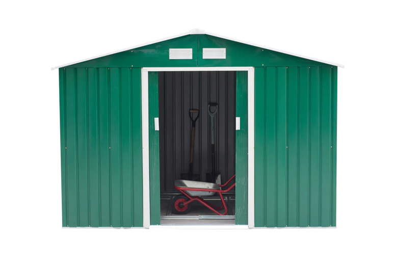 Outsunny Premium Metal Garden Storage Shed | Wowcher Outsunny Premium Metal Garden Storage Shed | Wowcher