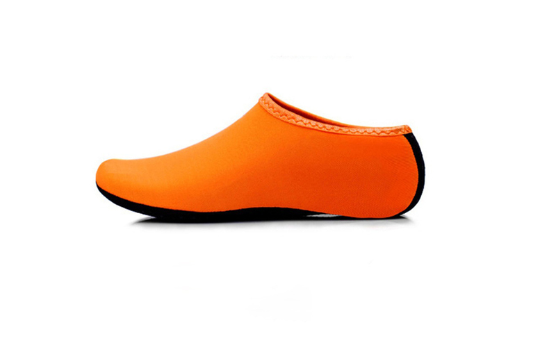 Unisex UK SIZE 8-9 / ORANGE: A pair of beach shoes | Wowcher