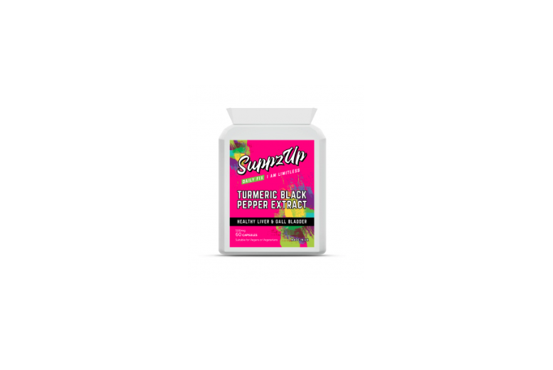 Suppzup-Turmeric Pepper – Powerful Wellness In 60 Capsules | Wowcher