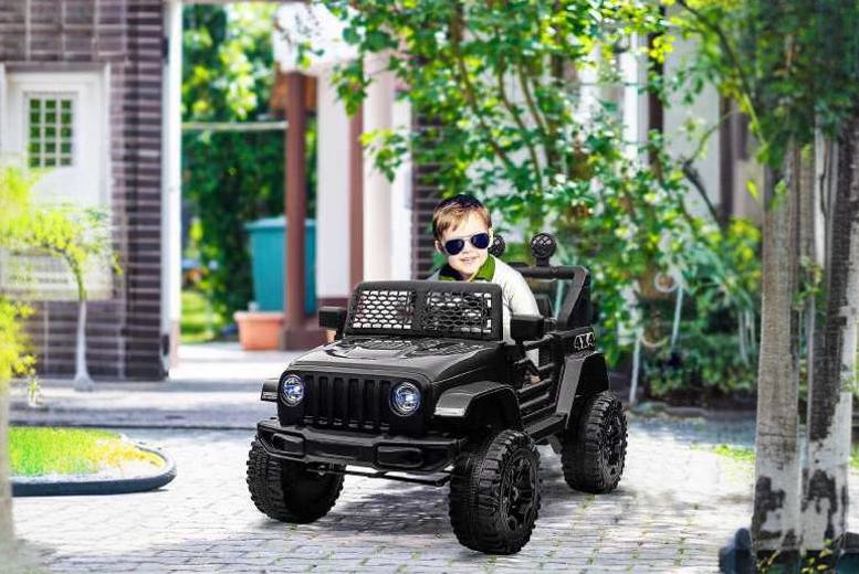 HOMCOM 12V Kids Electric Ride On Car at LivingSocial