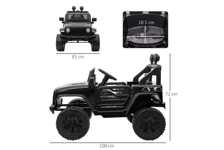 HOMCOM 12V Kids Electric Ride On Car | Wowcher