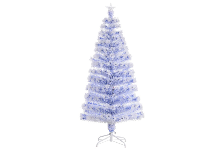 Low Maintenance Artificial Indoor Fibre Optic Christmas Tree – Eco-Friendly, Vibrant Foliage | Wowcher