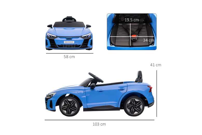 HOMCOM Audi Kids Electric Ride On Car | Wowcher