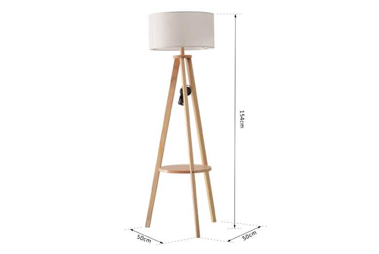 HOMCOM Elegant Free Standing Floor Lamp HOMCOM Elegant Free Standing Floor Lamp