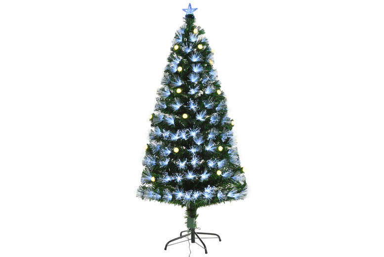 PRICE DROP! Enchanting 5ft White Light Artificial Christmas Tree | Wowcher