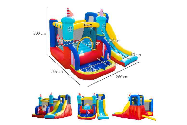 Outsunny Inflatable Sailboat Adventure Castle – Nautical Fun for Kids | Wowcher Outsunny Inflatable Sailboat Adventure Castle – Nautical Fun for Kids | Wowcher