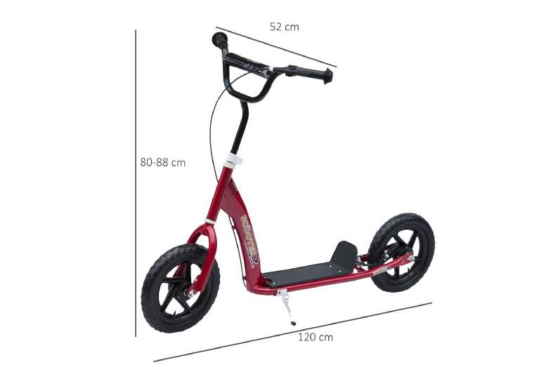 HOMCOM Teen Sleigh Ride Scooter HOMCOM Teen Sleigh Ride Scooter