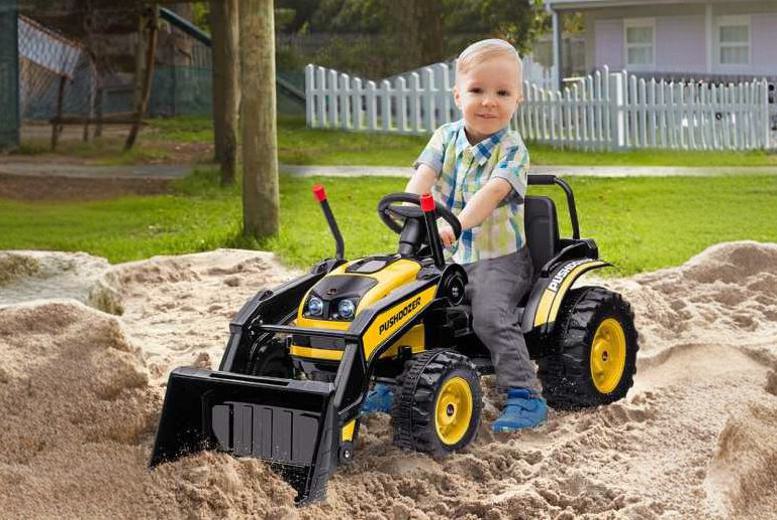 HOMCOM Kids Ride On Battery Tractor at LivingSocial