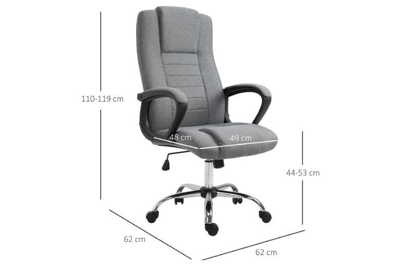 Vinsetto Premium High Back Ergonomic Office Chair – Adjustable Height, 360° Swivel, Modern Design | Wowcher Vinsetto Premium High Back Ergonomic Office Chair – Adjustable Height, 360° Swivel, Modern Design | Wowcher