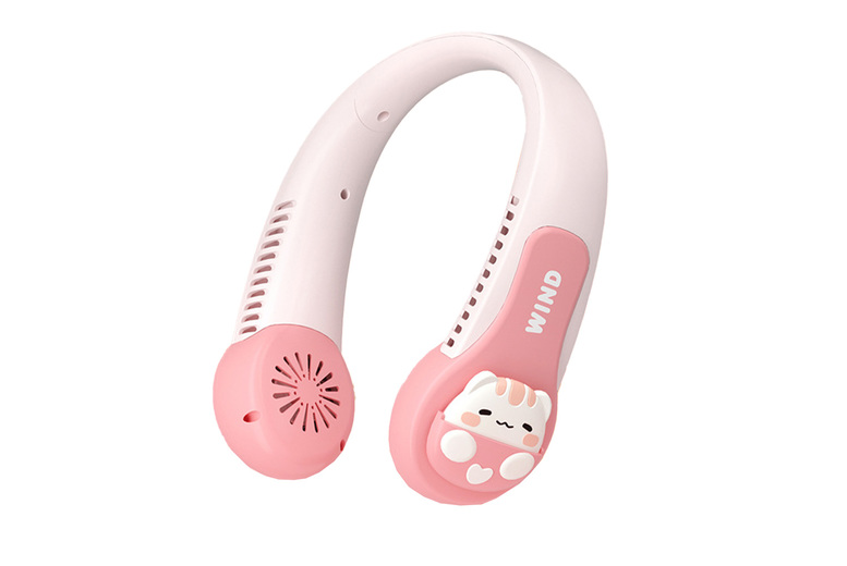 Portable Bladeless Hanging Neck Fan – 5 Colours & Turbo Power | Wowcher