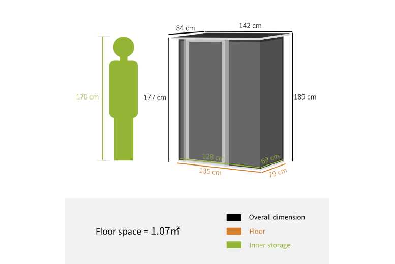 Outsunny Deluxe Weatherproof Storage Shed | Wowcher Outsunny Deluxe Weatherproof Storage Shed | Wowcher