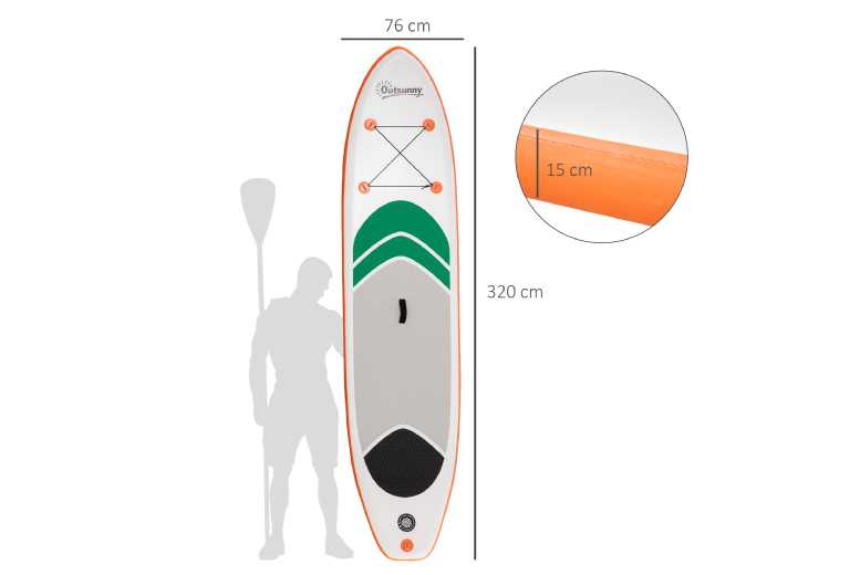 Outsunny Inflatable Paddle Board – Adventure Awaits! | Wowcher Outsunny Inflatable Paddle Board – Adventure Awaits! | Wowcher
