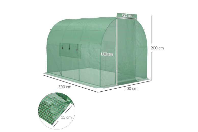 Outsunny 3 x 2m Deluxe Walk-In Greenhouse with Weatherproof Storage | Wowcher Outsunny 3 x 2m Deluxe Walk-In Greenhouse with Weatherproof Storage | Wowcher