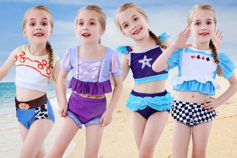 Girls Princess Inspired 2-Piece Swimsuit from LivingSocial