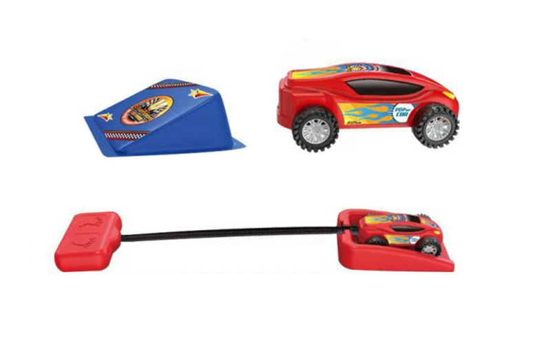 Kids Stomp Racer Air-Powered Race Car Toy - Outdoor STEM Activity (Ages 3+) | Wowcher