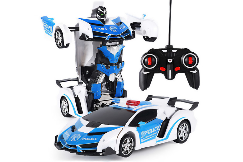 Remote Controlled Transforming Car with Lights – 5 Colours! | Wowcher