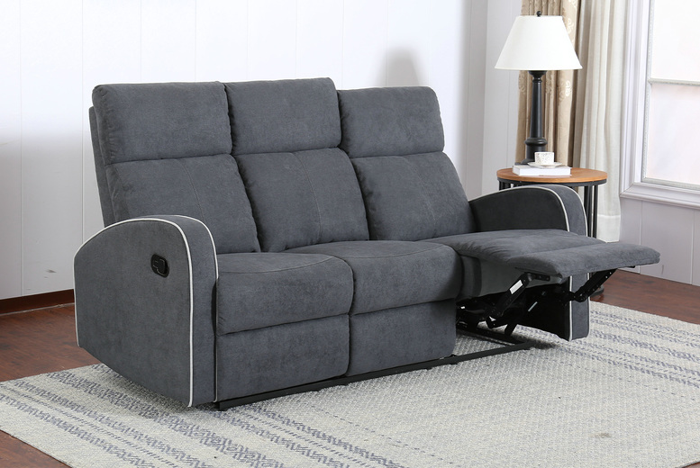 From £179 instead of £499.99 for a Boston grey recliner sofa from Tudor Furniture – save up to 64% From £179 instead of £499.99 for a Boston grey recliner sofa from Tudor Furniture – save up to 64%