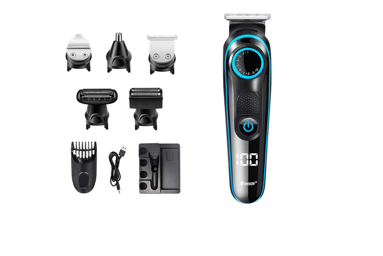 5-in-1 Electric Cordless Rechargeable Shaver | Wowcher