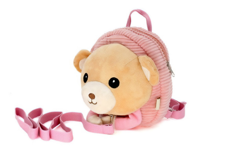 Kids Plush Animal School Backpack with Safety Harness – Lightweight, 11 Designs, 20cm | Wowcher