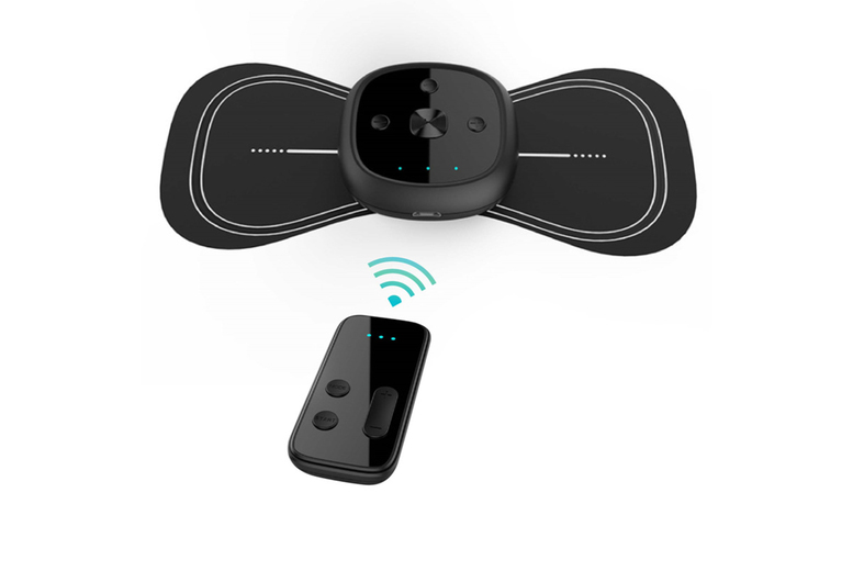 Wireless EMS Pain Relief Massager – Remote-Control, Rechargeable, Compact Design | Wowcher