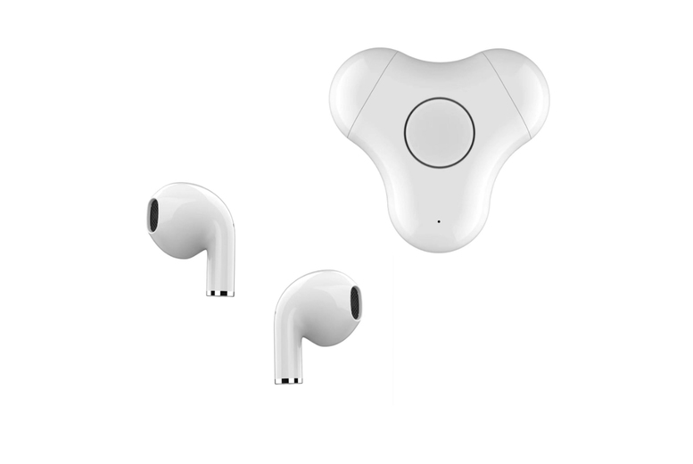Fidget Spinner TWS Wireless Bluetooth Earbuds – Noise Cancelling Headphones, Hi-Fi Sound, Bluetooth 5.3, 4.5-Hour Battery | Wowcher