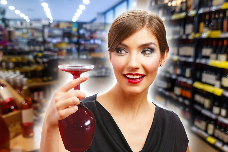 Novelty Upside Down Wine Glass