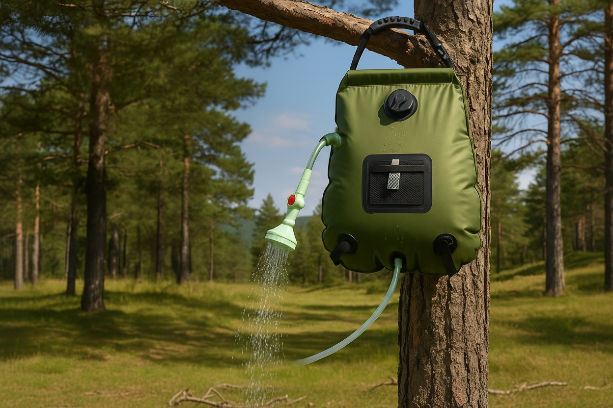Portable Solar Heating Camping Shower Bag | Wowcher