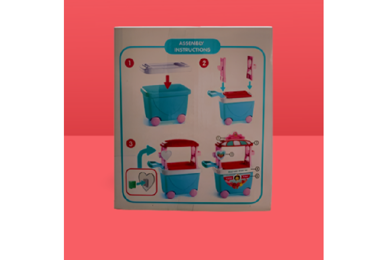 Children’s Mini Ice Cream or BBQ Cart Toy – Imaginative Play Set for Ages 3+ | Wowcher