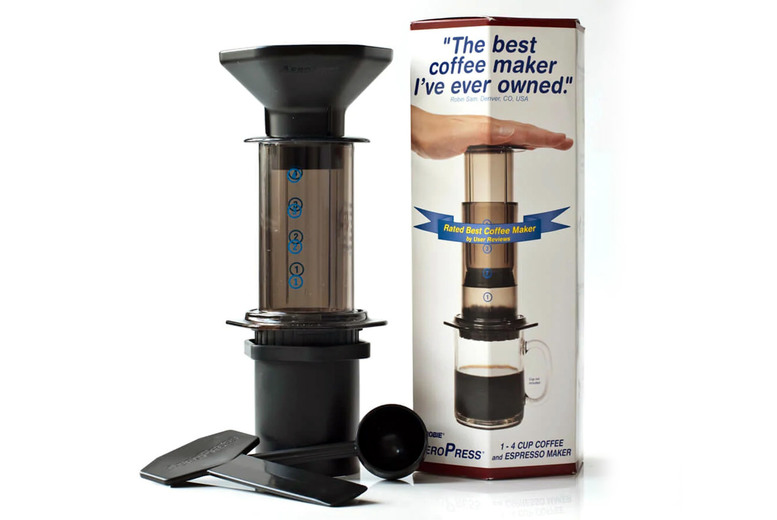 Manual Coffee Press – Large Capacity, Durable Kitchen Brewer, 300ml | Wowcher