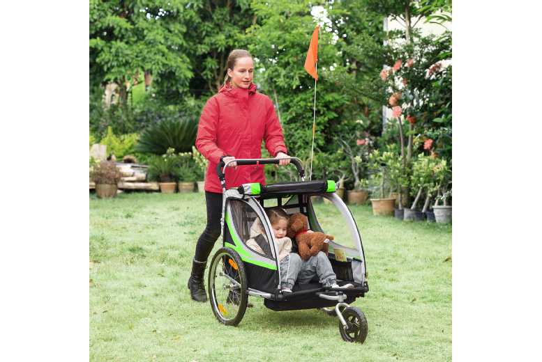 HOMCOM 2-In-1 Child Bike/Stroller from LivingSocial