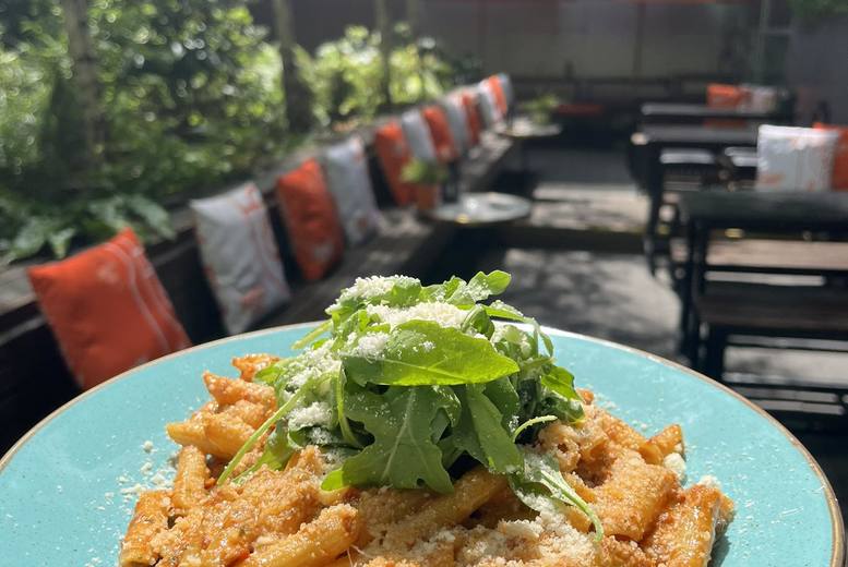 2 Pasta Mains & 2 Glasses Of Red For 2