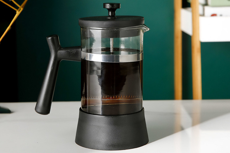 600ml French Press Coffee Maker – Sleek, Multi-Function, Easy-Clean Coffee Appliance | Wowcher