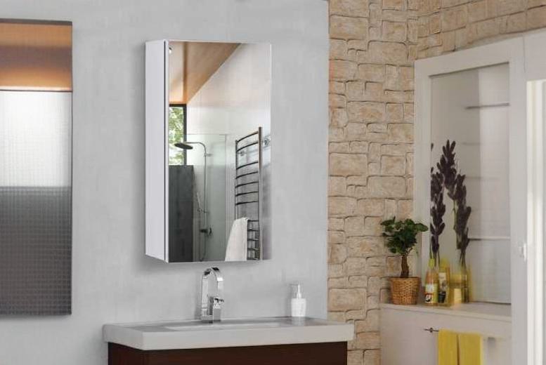 HOMCOM Mirror Storage Cabinet, 300mm at LivingSocial