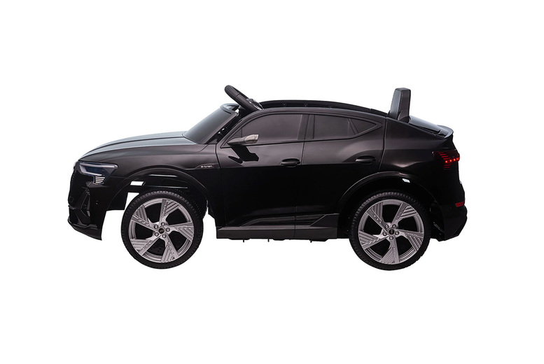 Kids Audi E-tron 12V Remote Control Ride-On Car – MP3, Lights, Black, Ages 3-5 | Wowcher