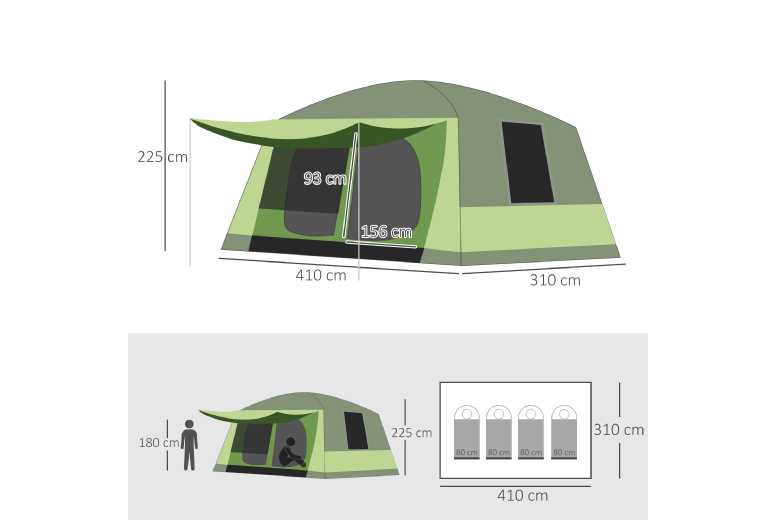 Outsunny 4-8 Person Dome Family Camping Tent with Porch – Lightweight, Weather-Resistant Polyester, Easy Setup | Wowcher Outsunny 4-8 Person Dome Family Camping Tent with Porch – Lightweight, Weather-Resistant Polyester, Easy Setup | Wowcher