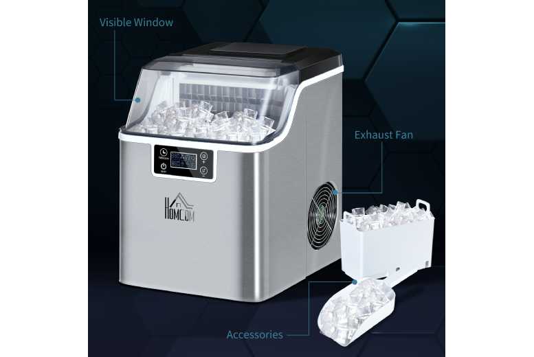 Adjustable Ice Cream Maker with LED Display – Compact, Fast Freezing Kitchen Appliance | Wowcher