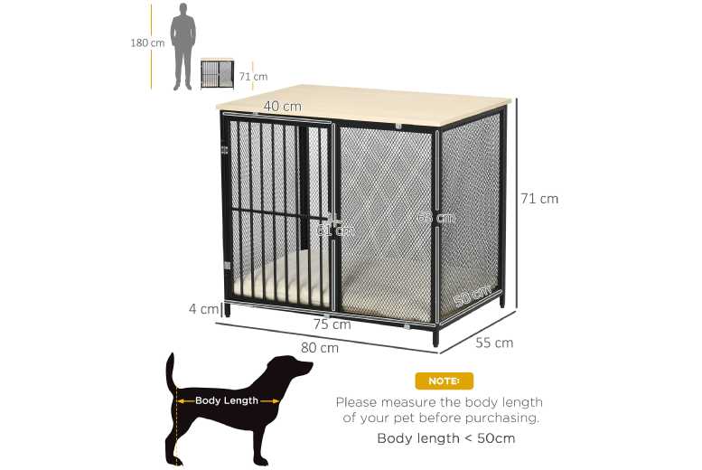 PawHut Comfort Dog Crate with Plush Cushion PawHut Comfort Dog Crate with Plush Cushion