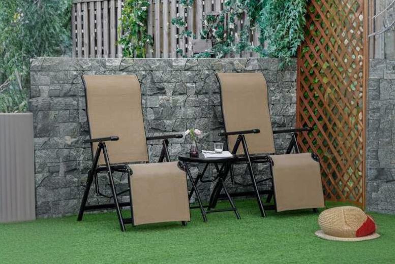 Outsunny 2-Piece Folding Steel Sun Loungers – Weather-Resistant & Portable Outsunny 2-Piece Folding Steel Sun Loungers – Weather-Resistant & Portable