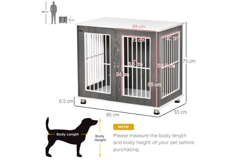 Heavy-Duty Dog Crate with Secure Lockable Door – Spacious & Easy Clean by PawHut | Wowcher