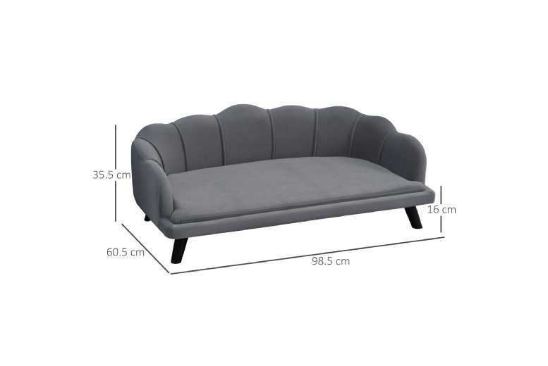 PawHut Shell-Shaped Dog Sofa PawHut Shell-Shaped Dog Sofa